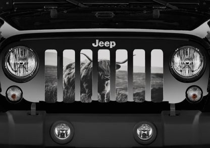 Highland Cow Grille Insert