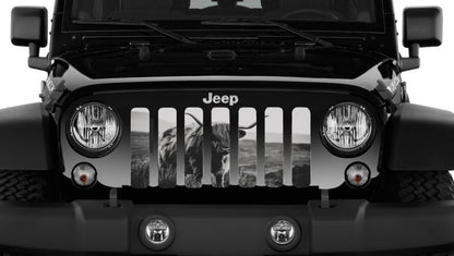 Highland Cow Grille Insert