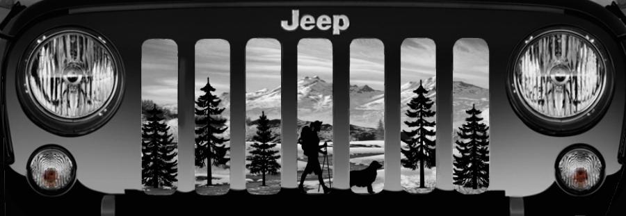 Hiker Gray Mountain Grille Insert