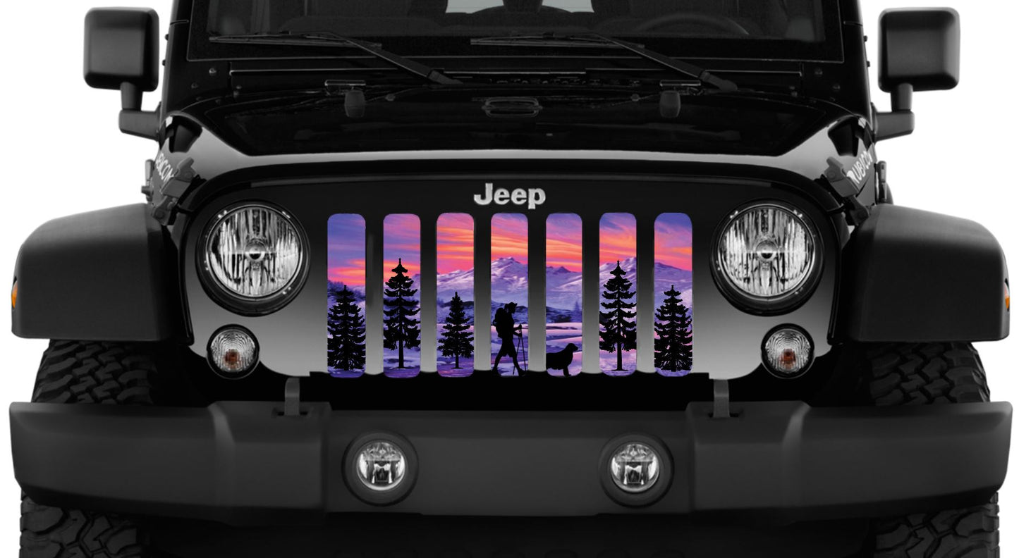 Hiker Purple Mountain Grille Insert