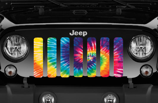 Hippie Life Tie Dye Grille Insert