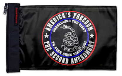 2nd Amendment 12"x18" Forever Wave Flag