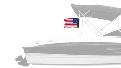 Betsy Ross 12"x18" Forever Wave Flag