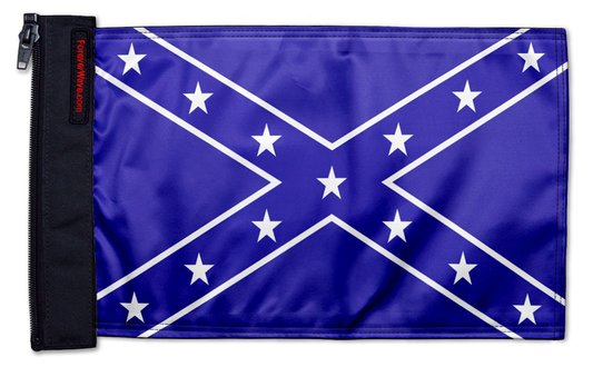 Confederate Blue 12"x18" Forever Wave Flag