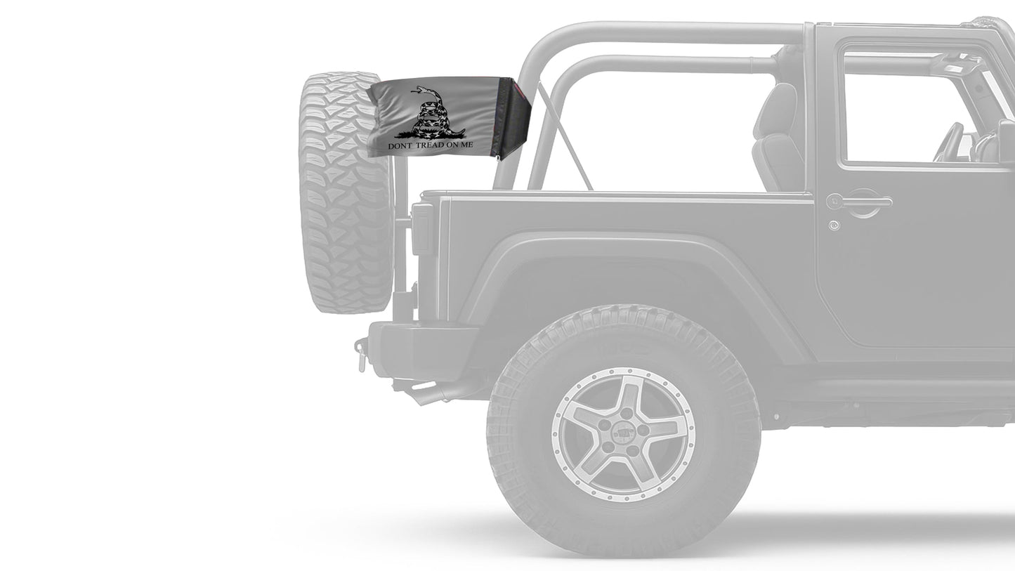 Gadsden Subdued 12"x18" Forever Wave Flag for Jeep Wrangler JKU 4-Door 2007-2018