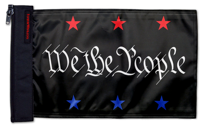 We The People 12"x18" Forever Wave Flag for Jeep Wrangler JKU 4-Door 2007-2018