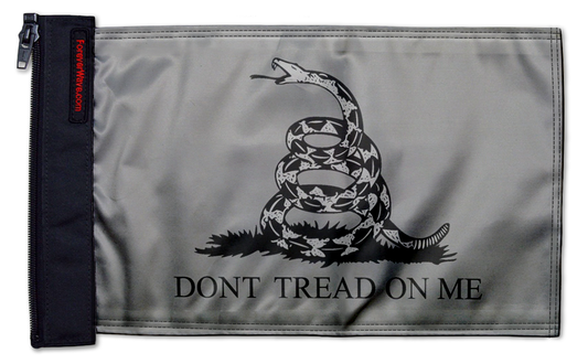 Gadsden Subdued 12"x18" Forever Wave Flag for Jeep Wrangler JKU 4-Door 2007-2018