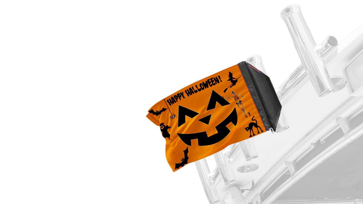 Happy Halloween 12"x18" Forever Wave Flag