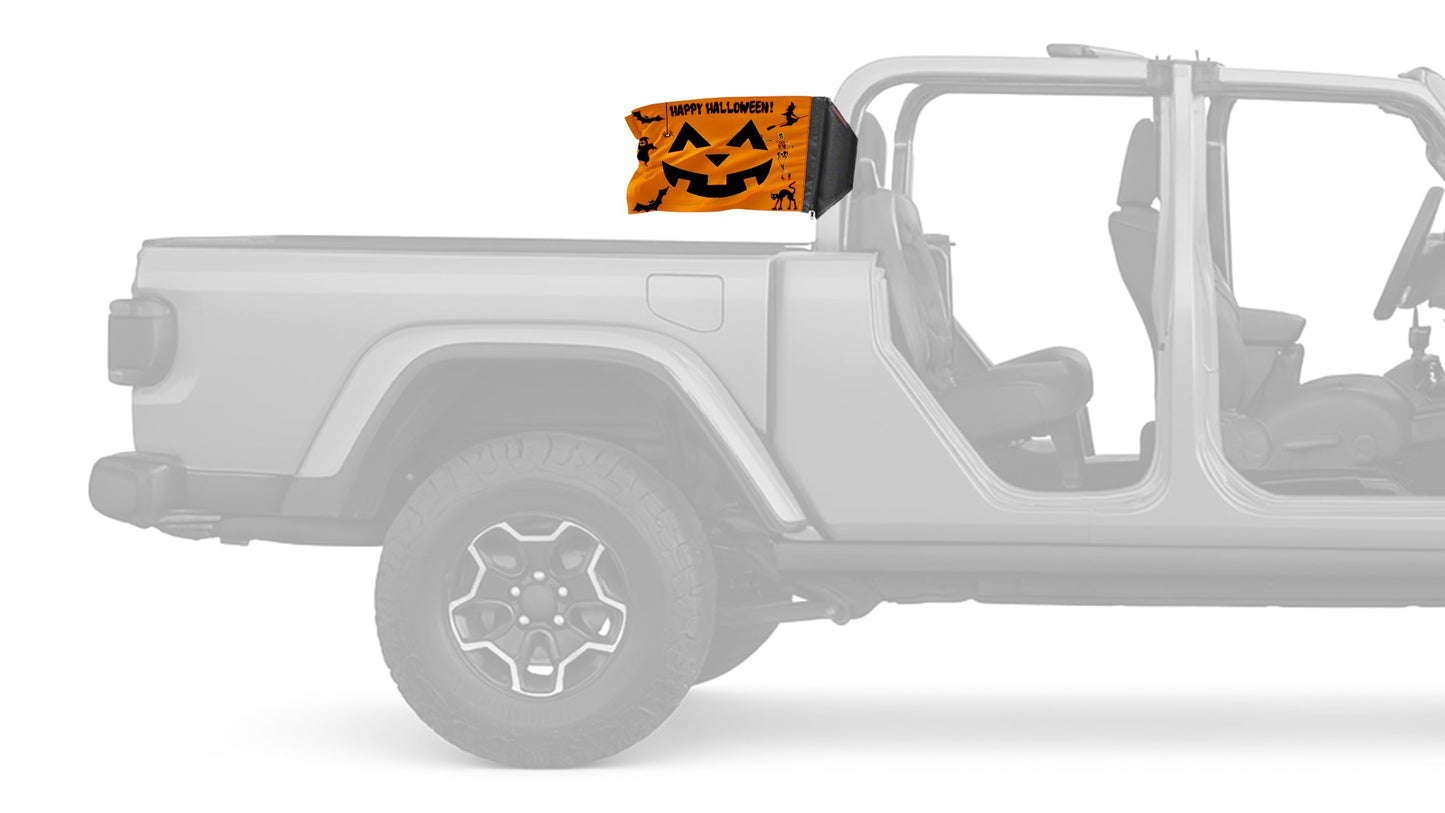 Happy Halloween 12"x18" Forever Wave Flag