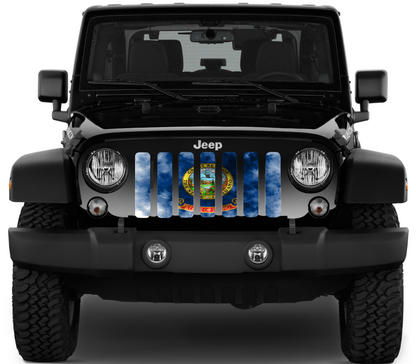 Idaho Grunge State Flag Grille Insert