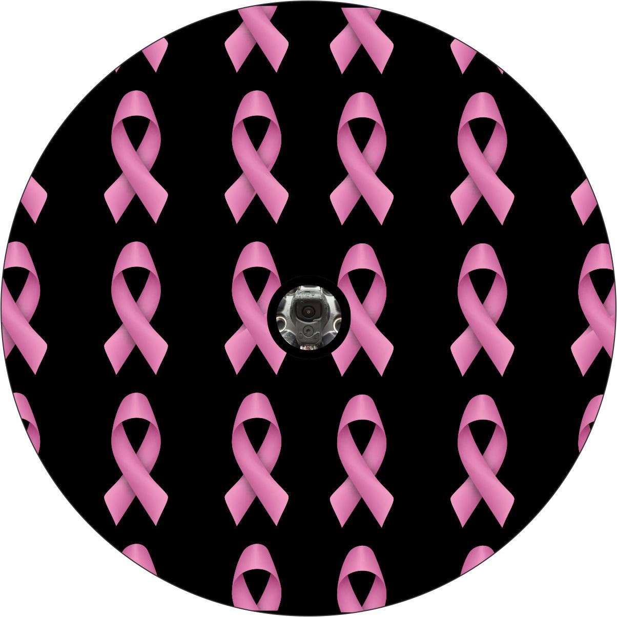 Breast Cancer Awareness Ribbons Spare Tire Cover for Jeep, RV, Camper, and More