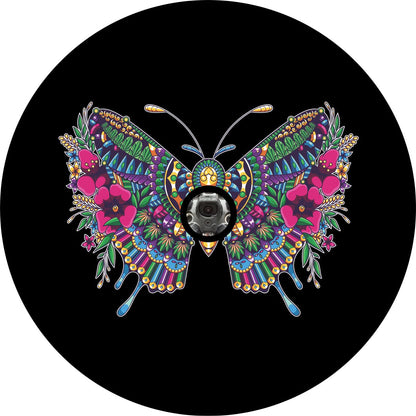 Colorful Butterfly Mandala