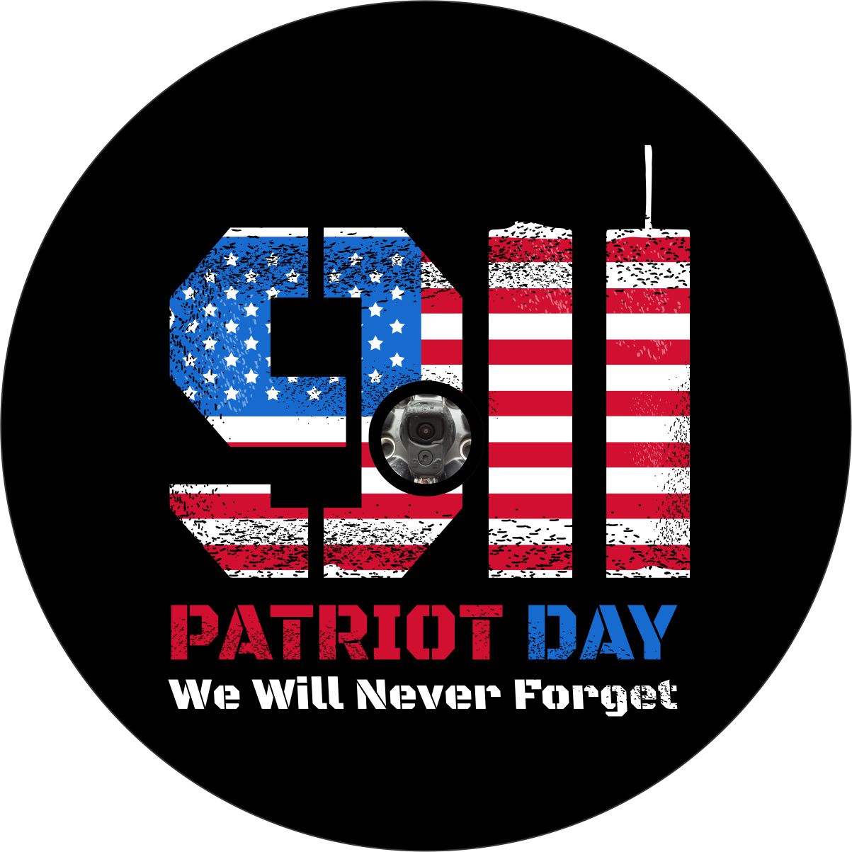 Patriot Day 911 Never Forget Spare Tire Cover
