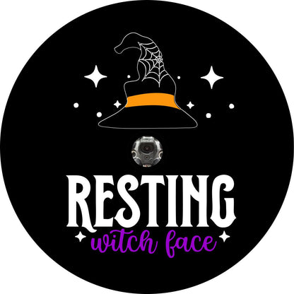Resting Witch Face + Custom Color Spare Tire Cover