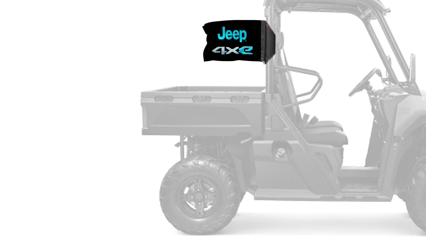Jeep 4Xe 12"x18" Forever Wave Flag