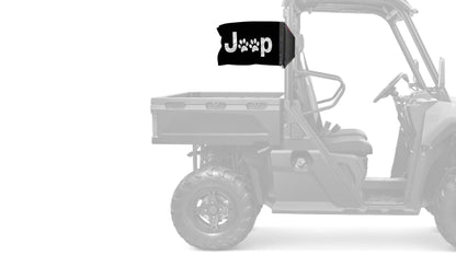 Jeep Paws 12"x18" Forever Wave Flag