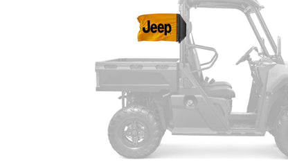 Jeep Safety Orange SQ12"x18" Forever Wave Flag