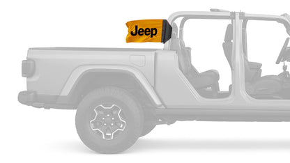 Jeep Safety Orange SQ12"x18" Forever Wave Flag
