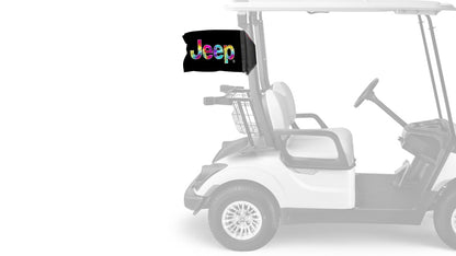 Jeep Tie Dye 12"x18" Forever Wave Flag