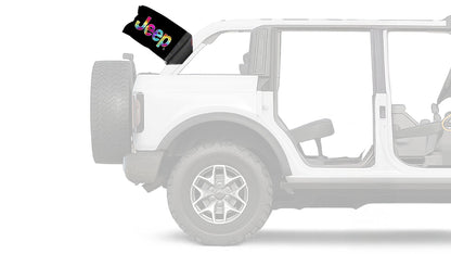 Jeep Tie Dye 12"x18" Forever Wave Flag
