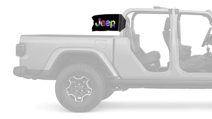 Jeep Tie Dye 12"x18" Forever Wave Flag