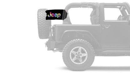 Jeep Tie Dye 12"x18" Forever Wave Flag