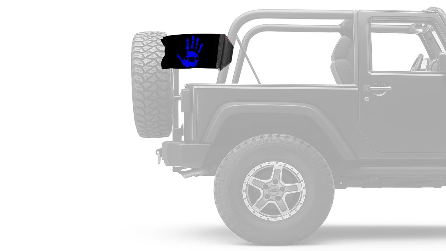 Jeep Wave 12"x18" Forever Wave Flag for Jeep Wrangler YJ 1986-1995