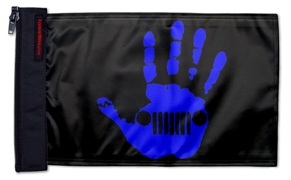 Jeep Wave 12"x18" Forever Wave Flag for Jeep Wrangler JLU 4-Door 2018-Present