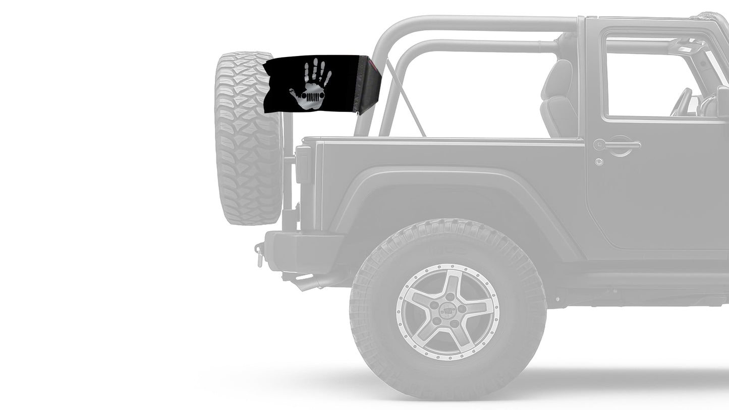 Jeep Wave 12"x18" Forever Wave Flag for Jeep Wrangler YJ 1986-1995