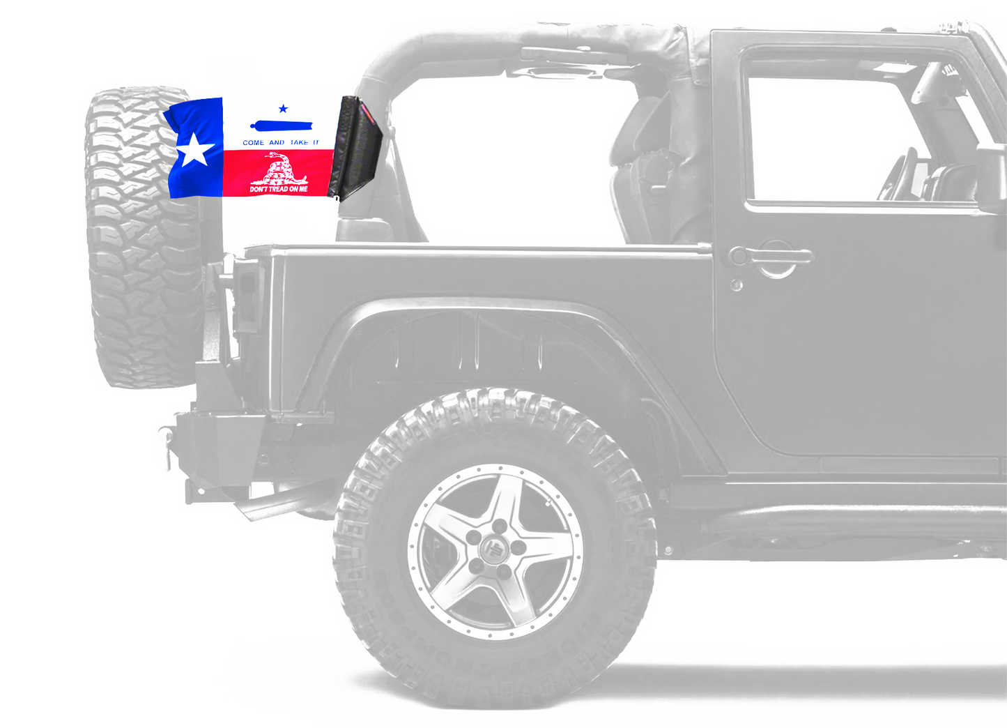 State Flag Texas Don't Tread 12"x18" Forever Wave Flag
