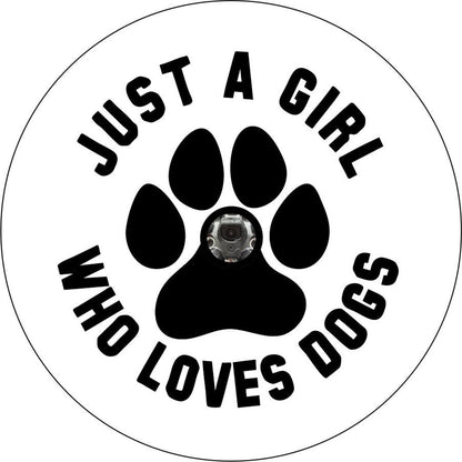 Just a Girl Who Loves Dogs + Paw Print