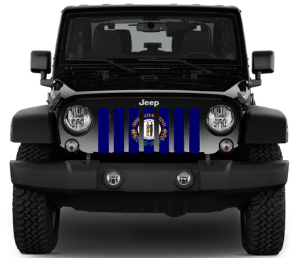 Kentucky State Flag Grille Insert