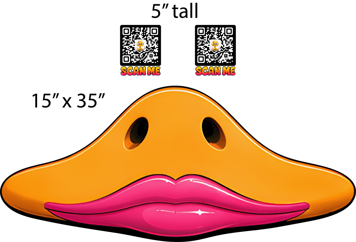 Lips and QR code