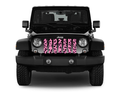Lady Leopard Print Grille Insert