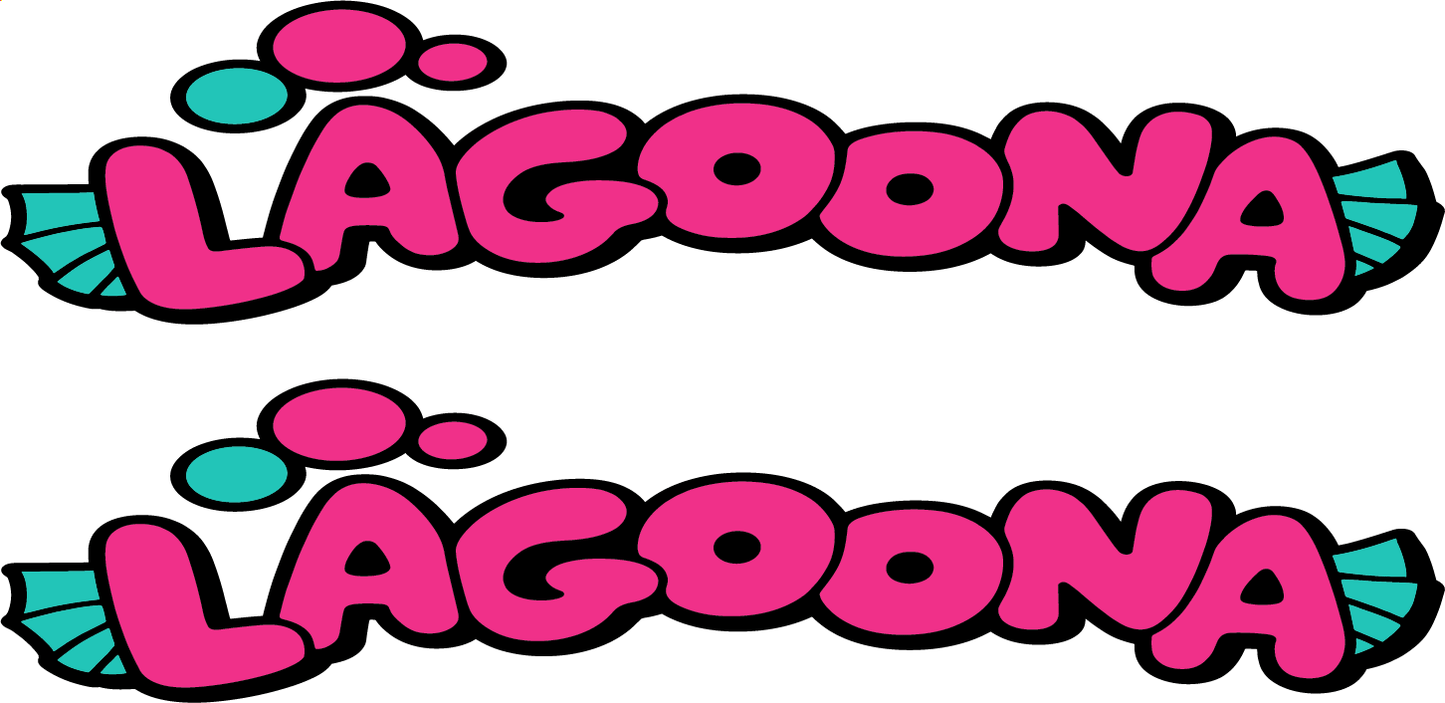 Lagoona Hood Name- Pair