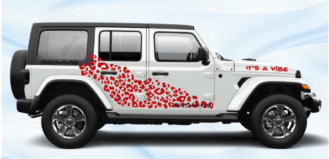 Leopard Print Side Graphics