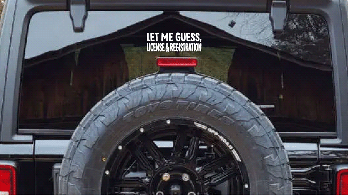 Let Me Guess, License and Registration