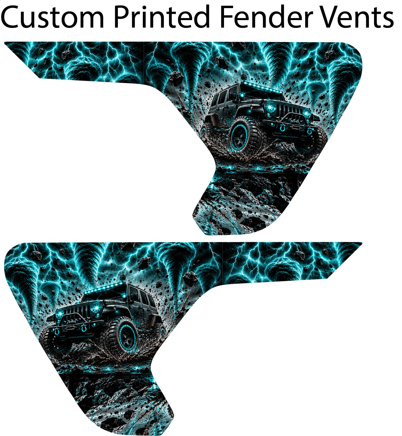 Lightning Fender Vents- Pair