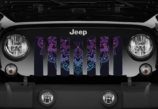 Lotus Flower Mandala Grille Insert