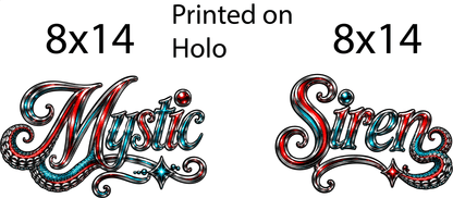 Mystic Siren Hood Decal and Shirt