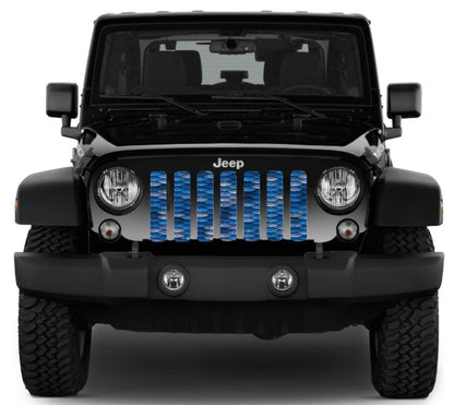 Mermaid Scales  Blue Grille Insert