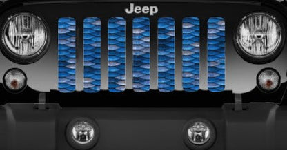 Mermaid Scales  Blue Grille Insert