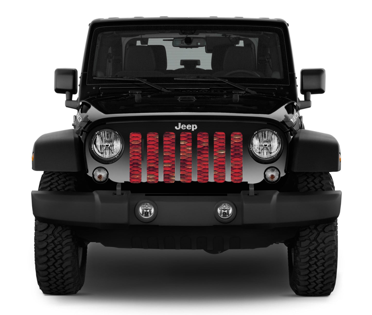 Mermaid Scales Red Grille Insert