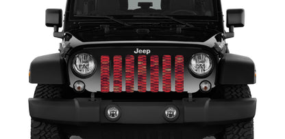 Mermaid Scales Red Grille Insert