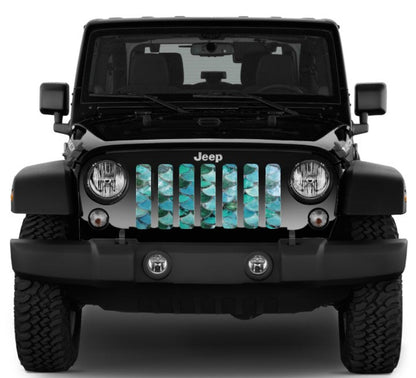 Mermaid Scales Sea Foam Grille Insert