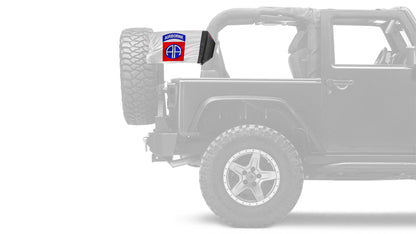 Airborne 82nd Division 12"x18" Forever Wave Flag for Jeep Wrangler JLU 4-Door 2018-Present