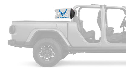 Air Force White 12"x18" Forever Wave Flag