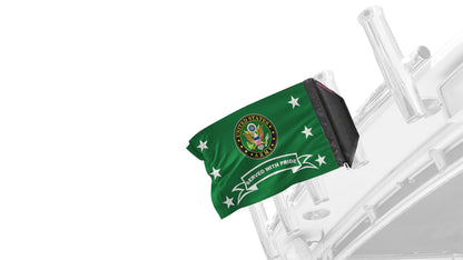 Army Served With Pride 12"x18" Forever Wave Flag