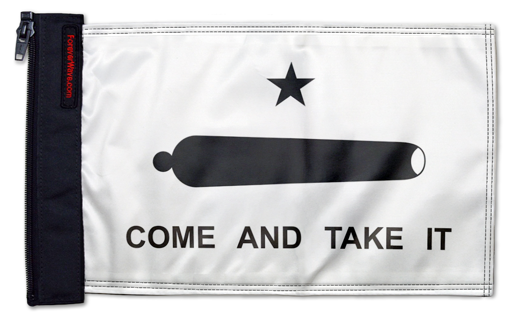 Gonzales 12"x18" Forever Wave Flag
