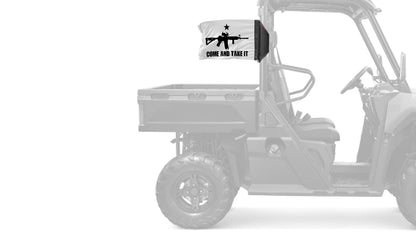 Gonzales Machine Gun 12"x18" Forever Wave Flag